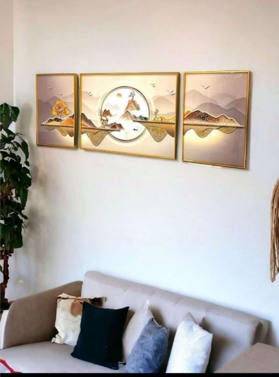 Aluminium Crystal Frame Painting - Style 7